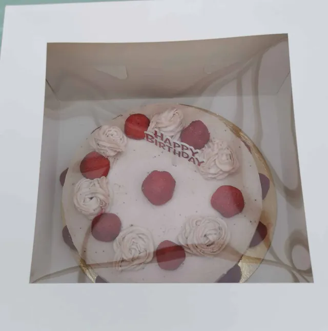 Gâteau aux fraises+glaçage mascarpone aux fraises