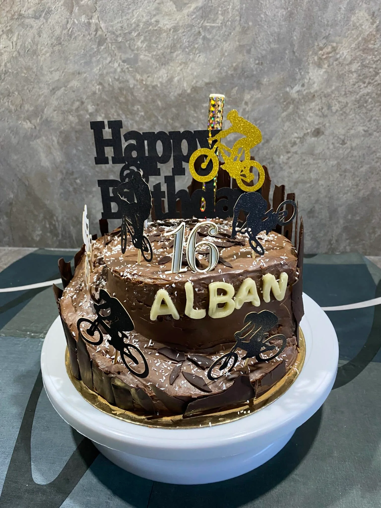 Layer cake chocolat