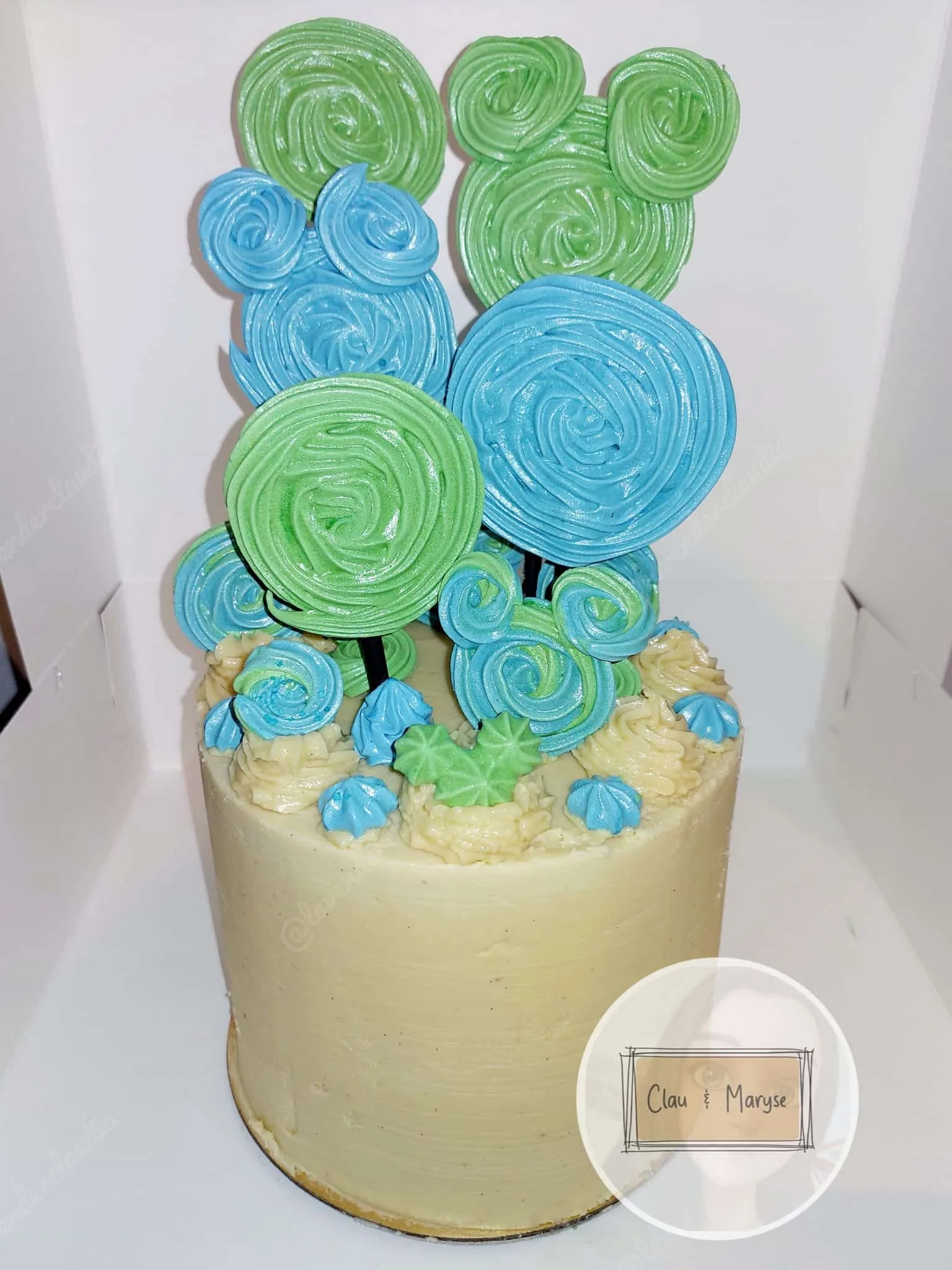 Layer Cake: Genoise vanille - cpso vanille - ganache vanille