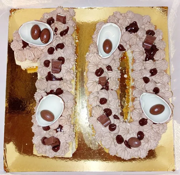 Number Cake Chocolat