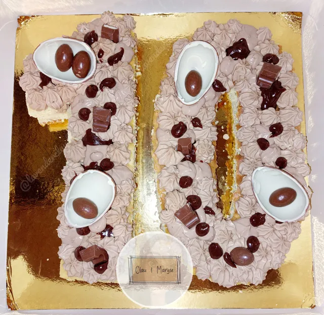 Number Cake Chocolat