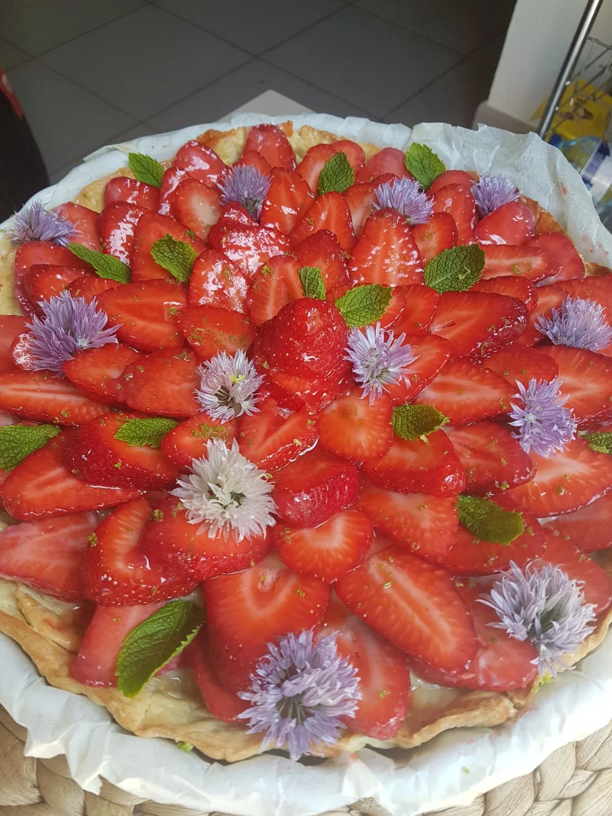 Tarte aux fraises