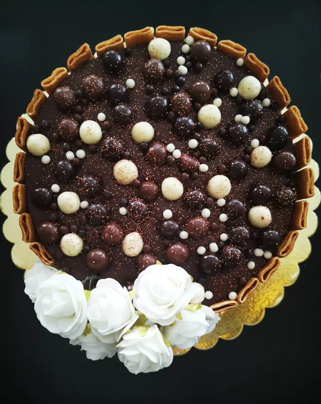 Gâteau mousses aux 2 chocolats