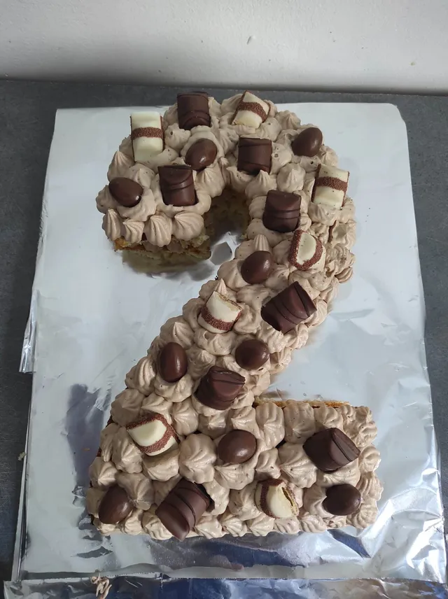 Number cake kinder