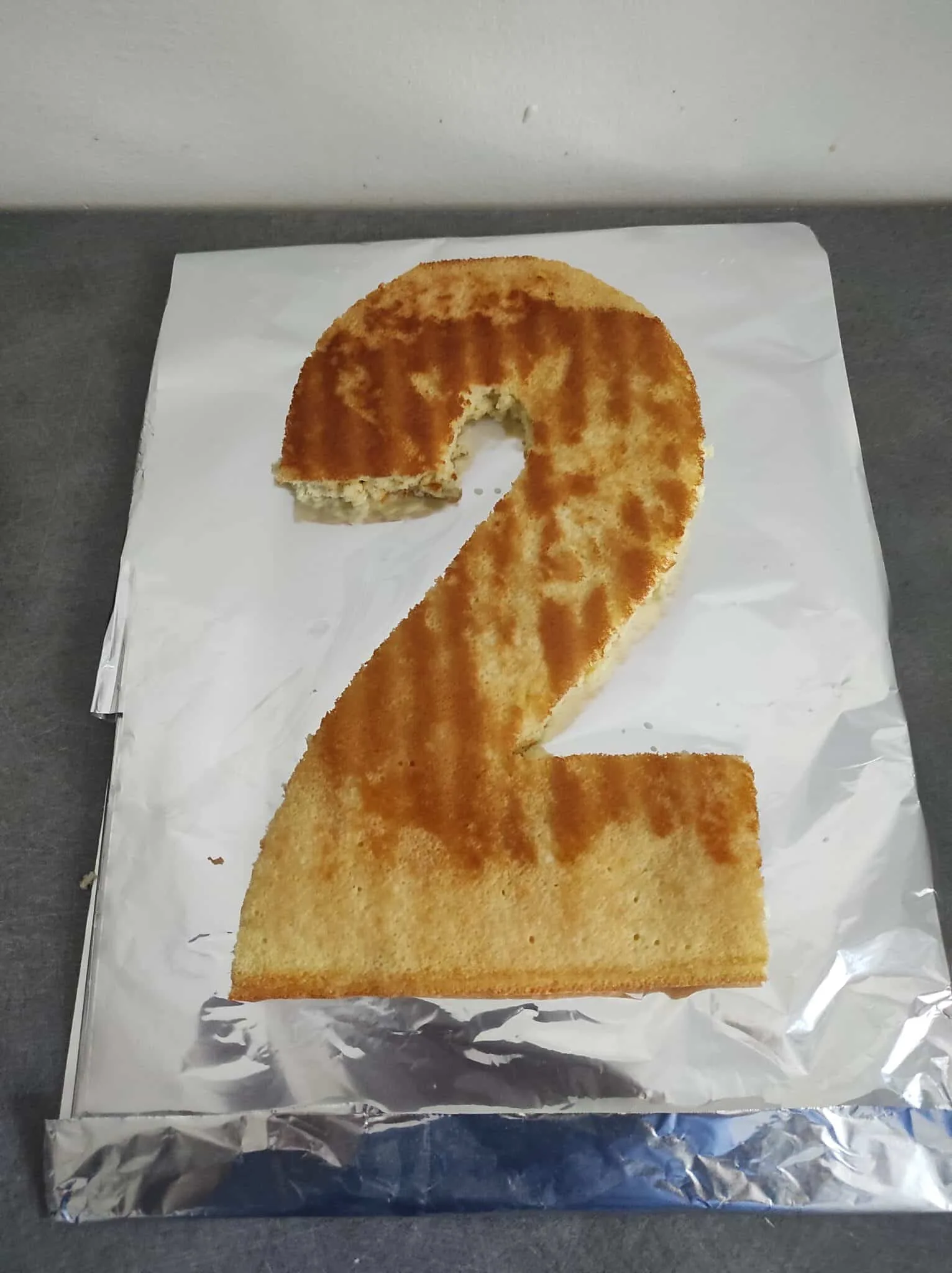 Number cake kinder