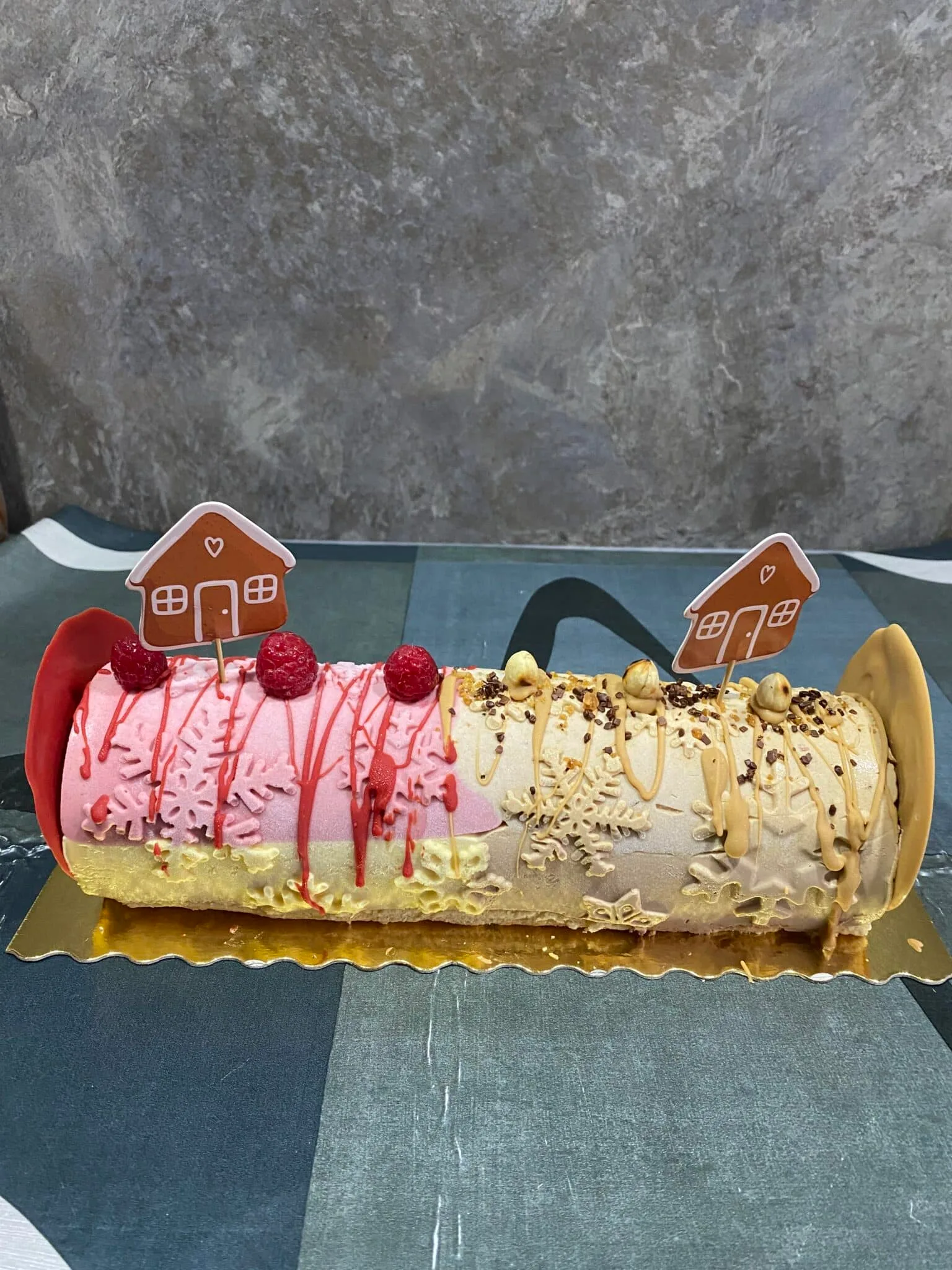Bûche entremet 4 parfums