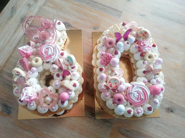 Number cake saveur St honoré