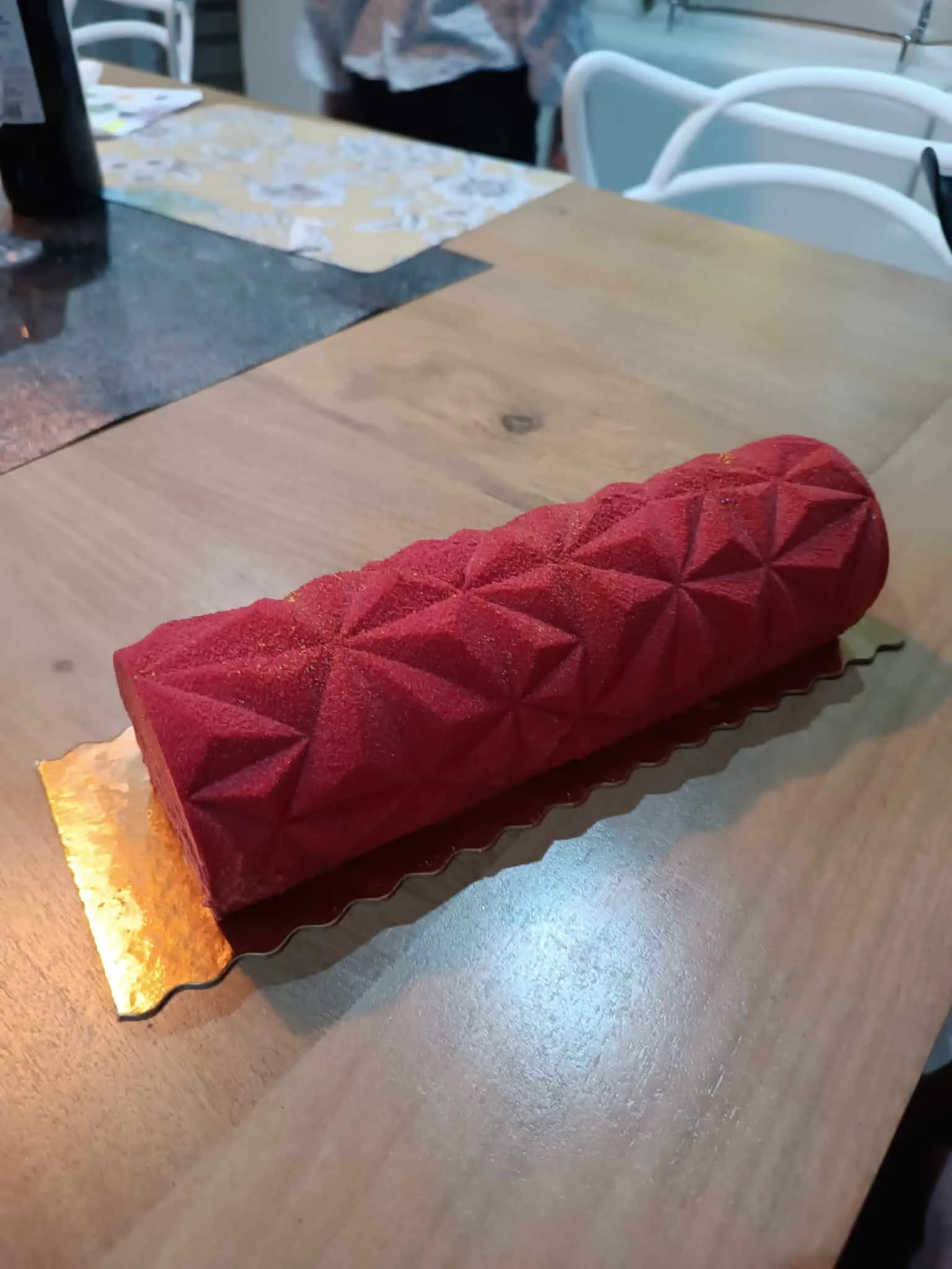Bûche fruits rouges vanille