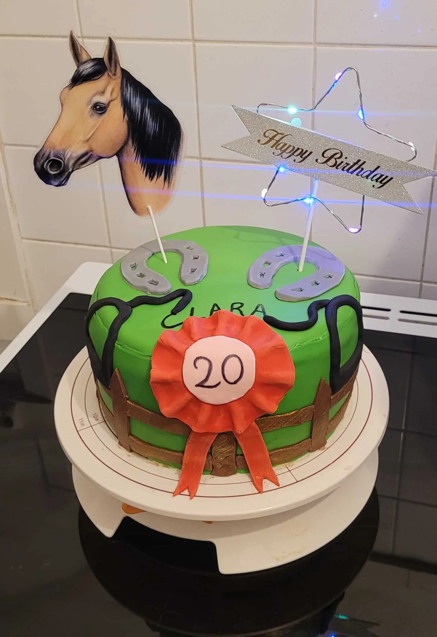 Cake design equitation