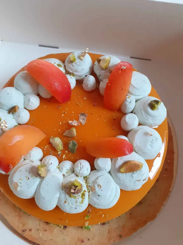 Entremet Abricot pistache
