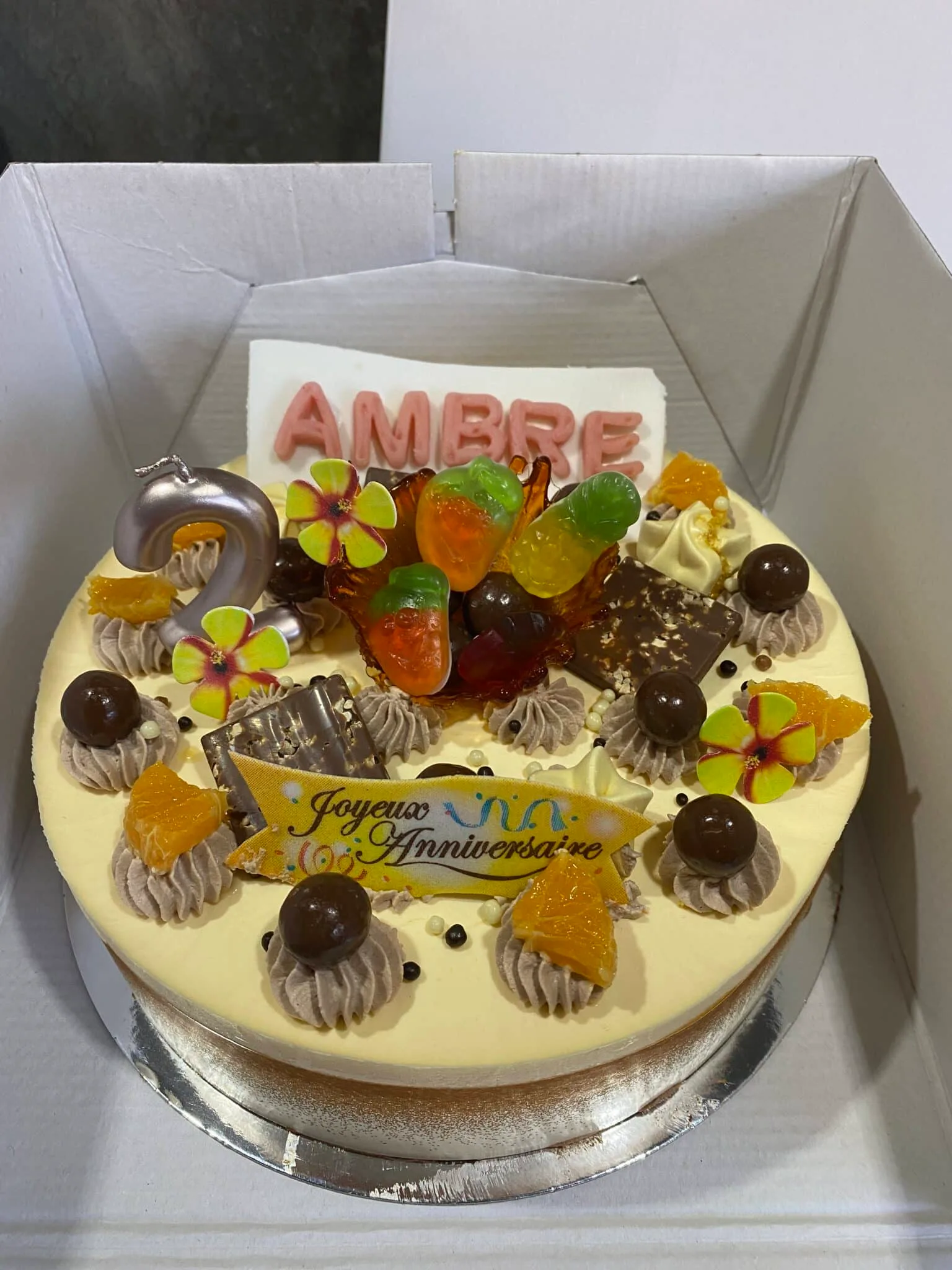 Entremet chocolat /mandarine