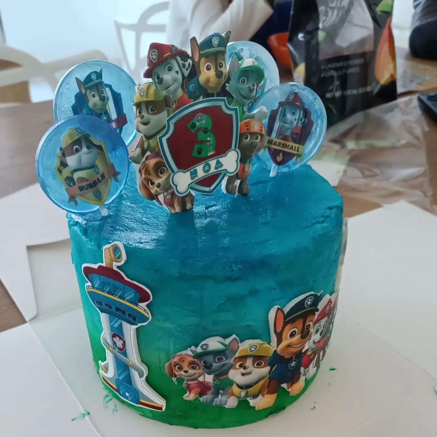Gâteau anniversaire pat patrouille