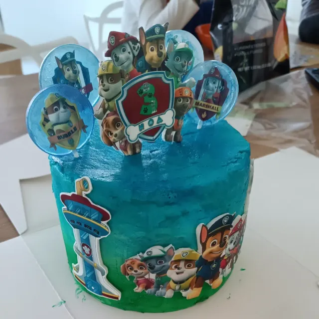 Gâteau anniversaire pat patrouille