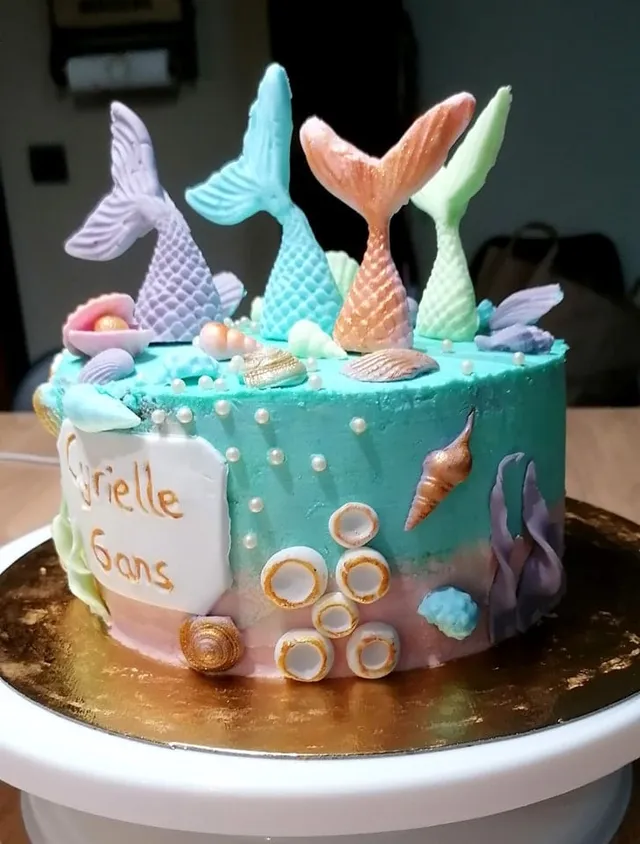 gâteau sirène