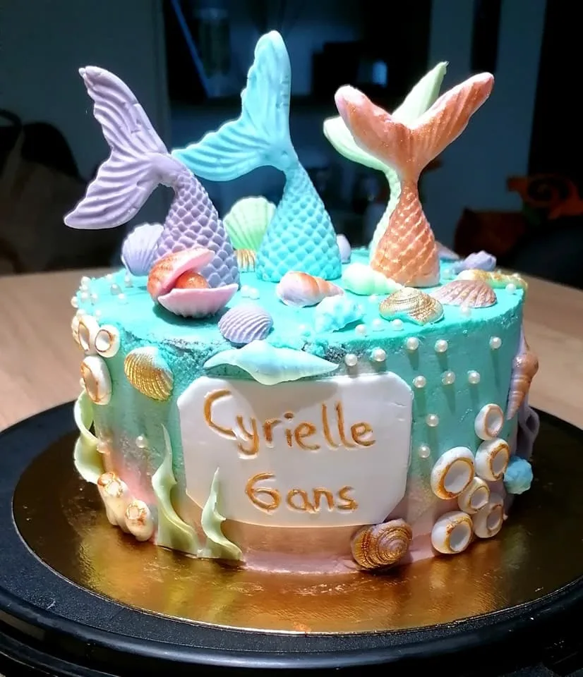 gâteau sirène