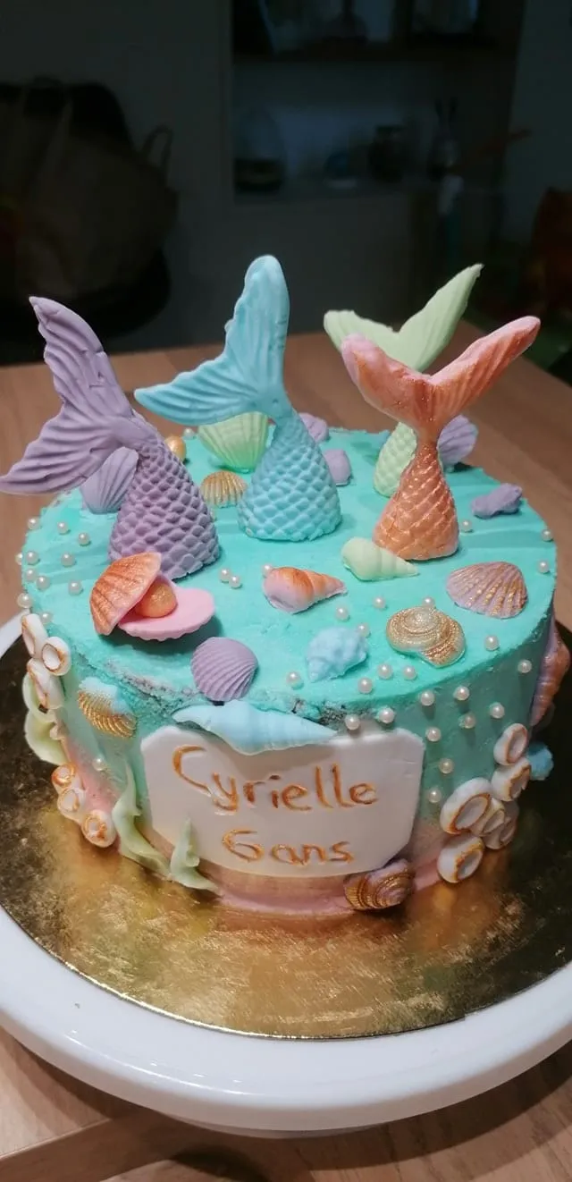 gâteau sirène
