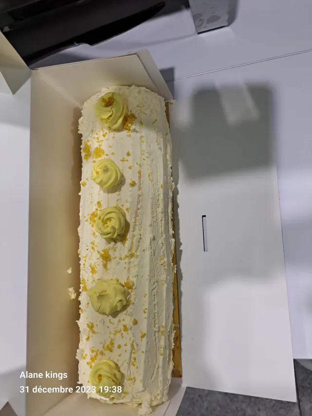 Buches chocolat blanc curd citron