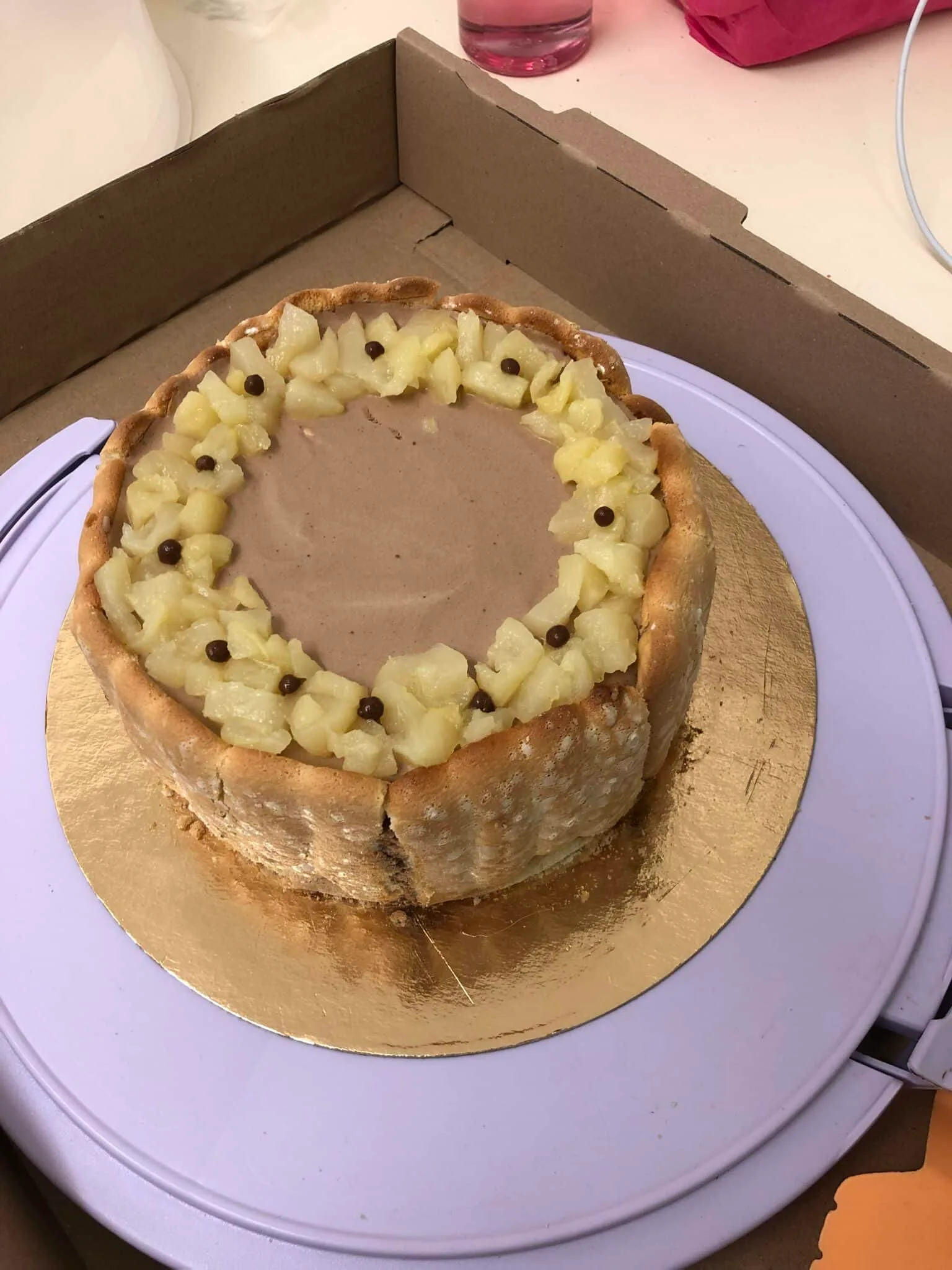 Charlotte poires chocolat