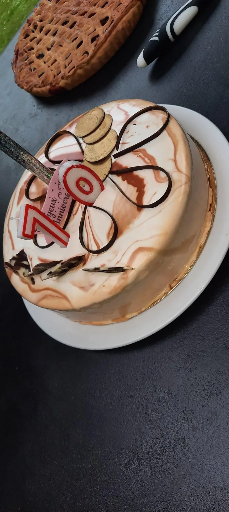 Entremet caramel
