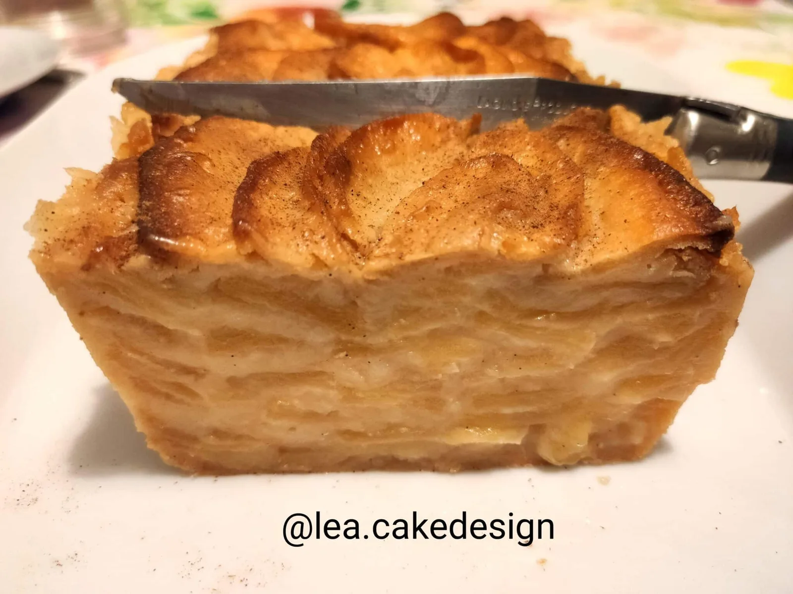 Gâteau invisible Tarte pommes sans croûte