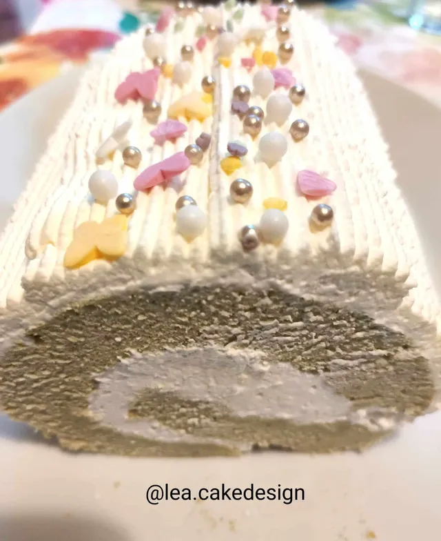 Gâteau roulé au pandan
