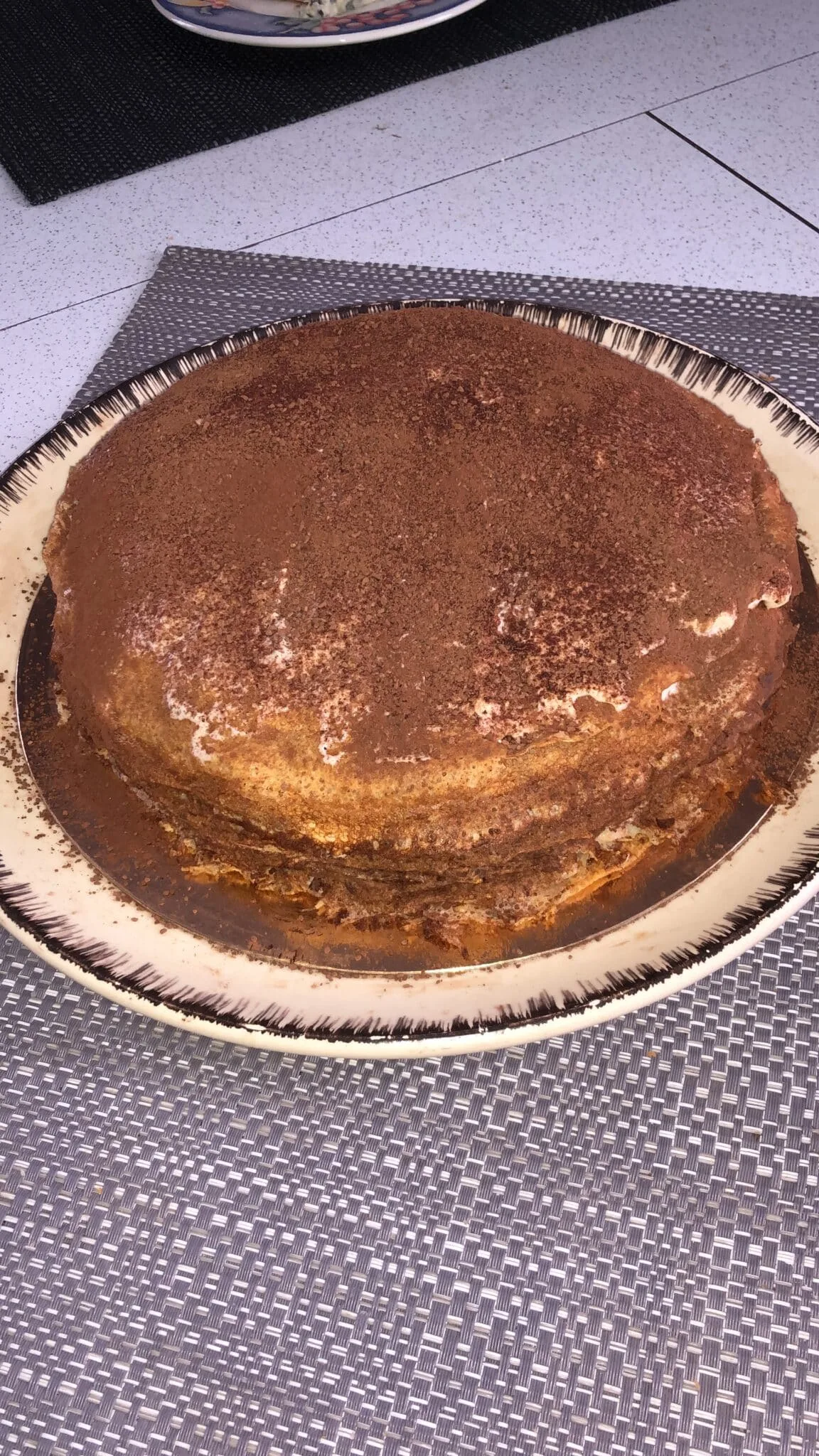 Gâteaux de crêpes façon tiramisu