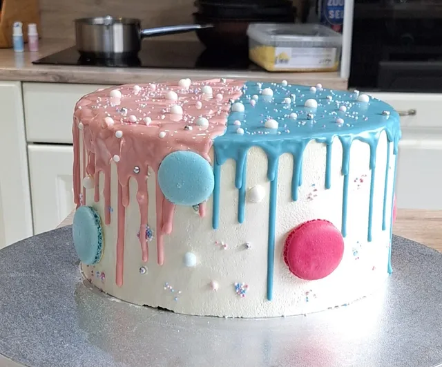 Layer cake baby shower