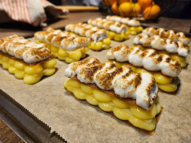 mille feuilles citron meringué