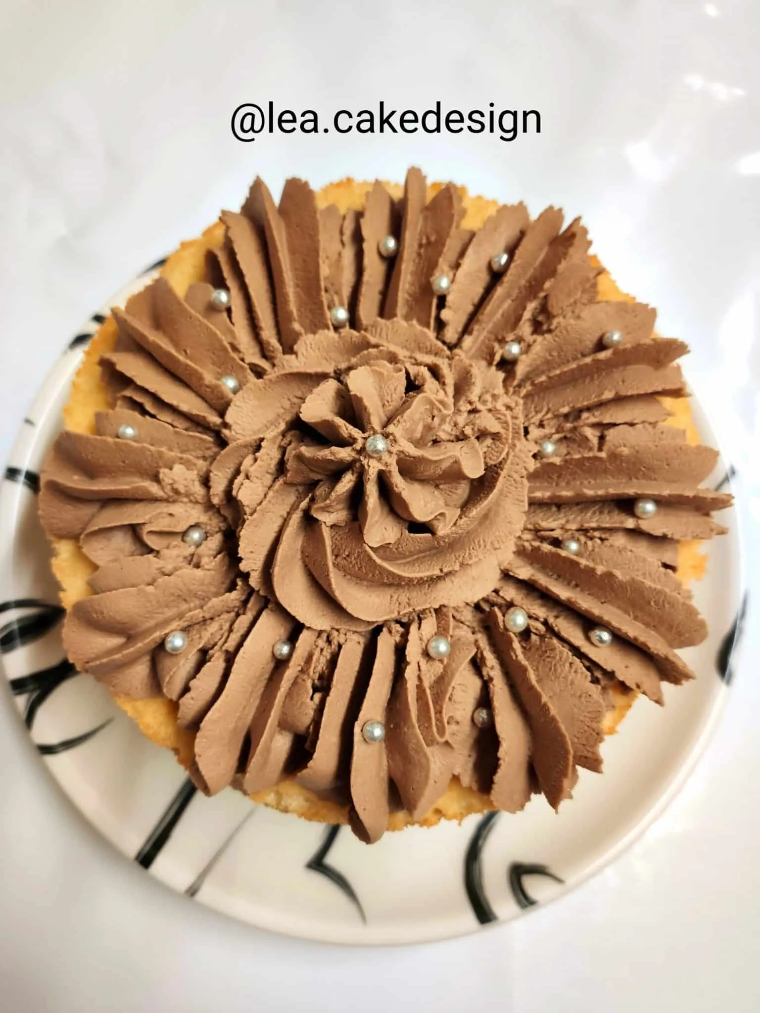 Nude cake sans lactose chantilly coco