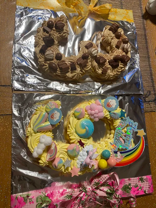 Number cake vanille et chocolat