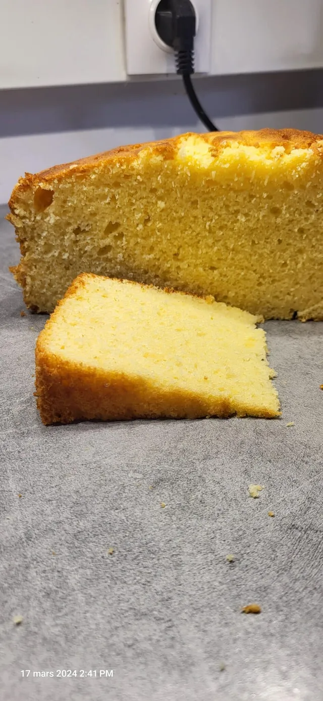 Chiffon cake citron