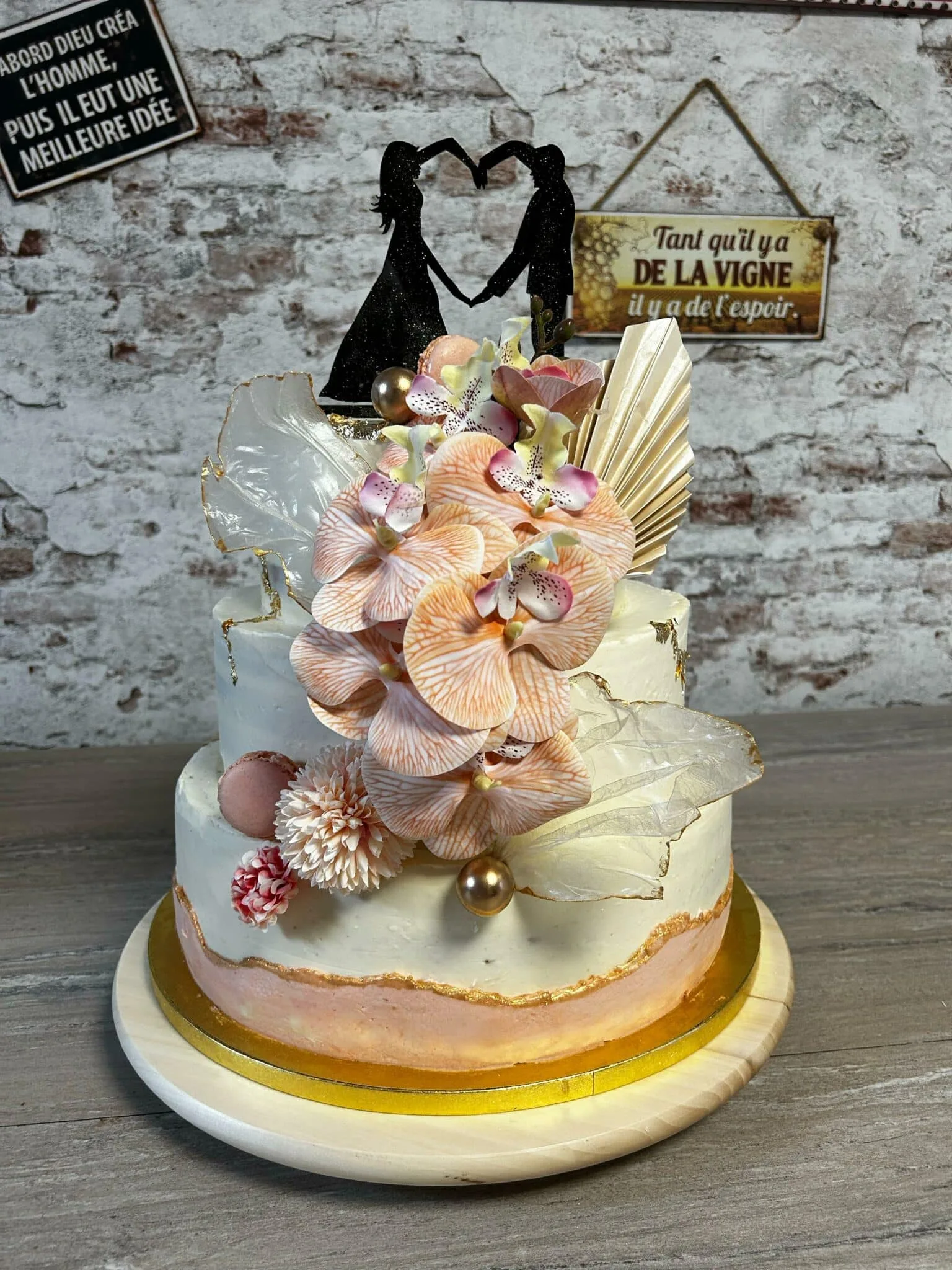 Gâteau d'anniversaire de mariage