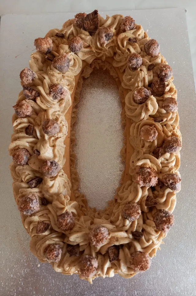 Number cake citron meringuée et crème praliné