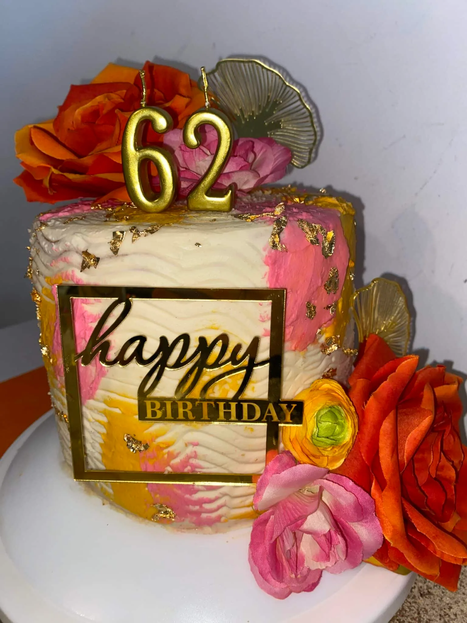 gateau pour les 62 ans de ma maman ♥️