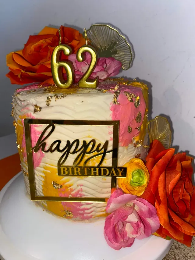 gateau pour les 62 ans de ma maman ♥️