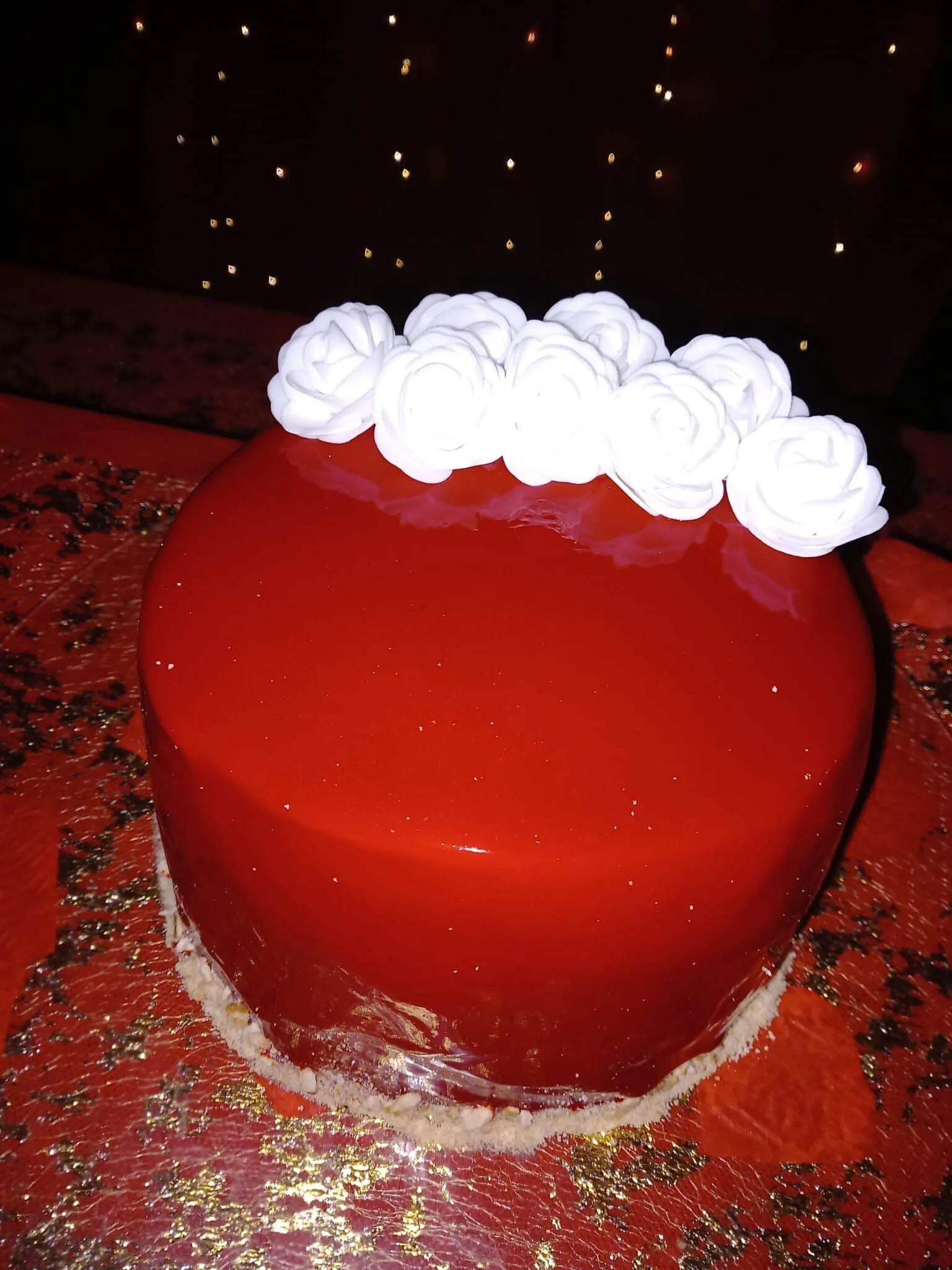 Layer cake glacage miroir