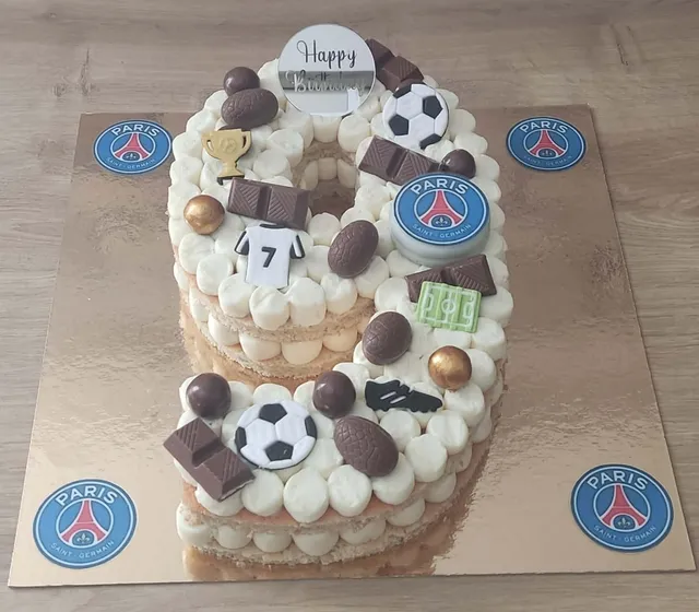 Number Cake 9 foot