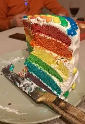 rainbow cake