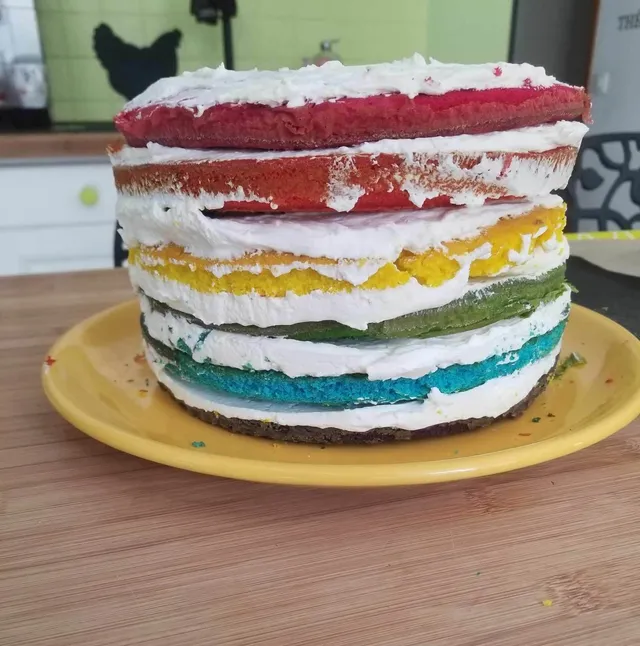 rainbow cake