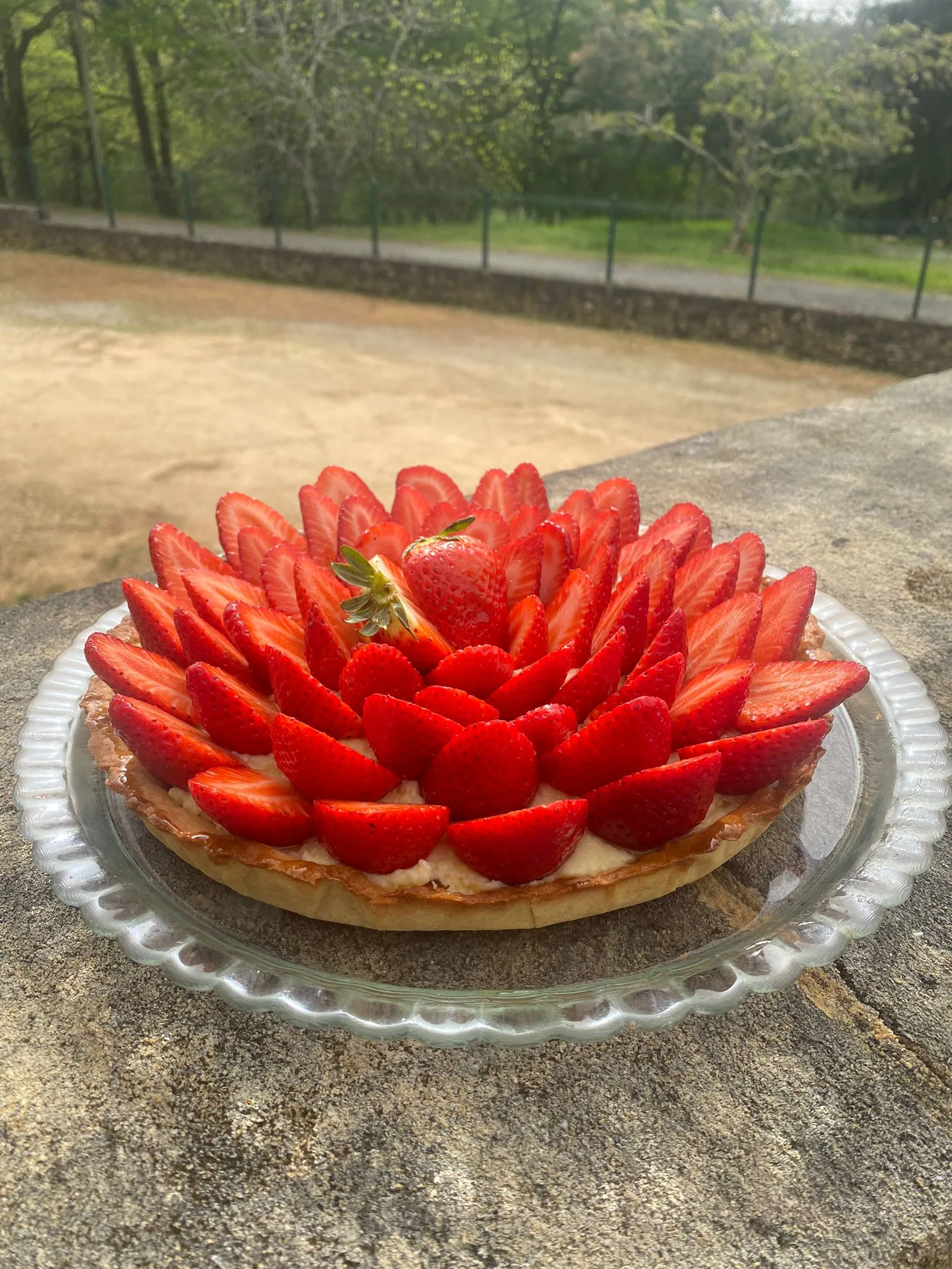 Tarte aux fraises