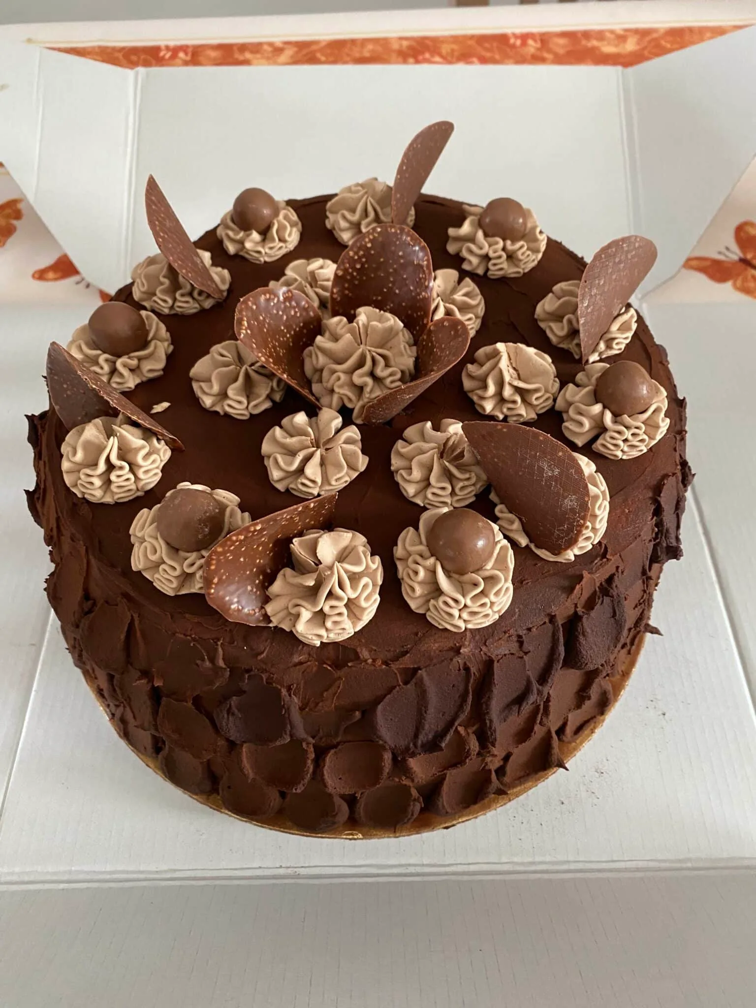 Layer cake ganache chocolat