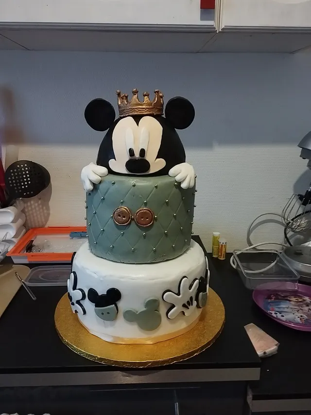 Molly cake Mickey vanille chocolat
