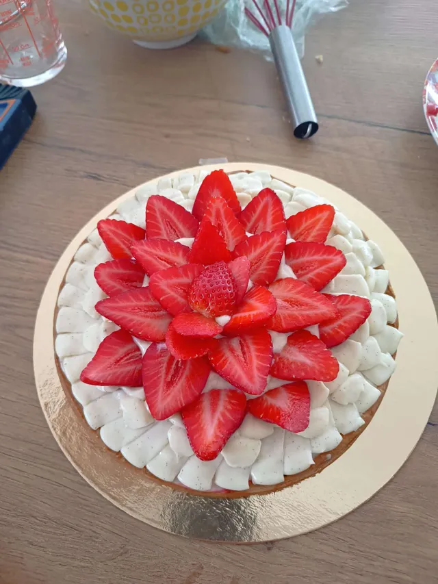 Tarte à la fraises revisitée