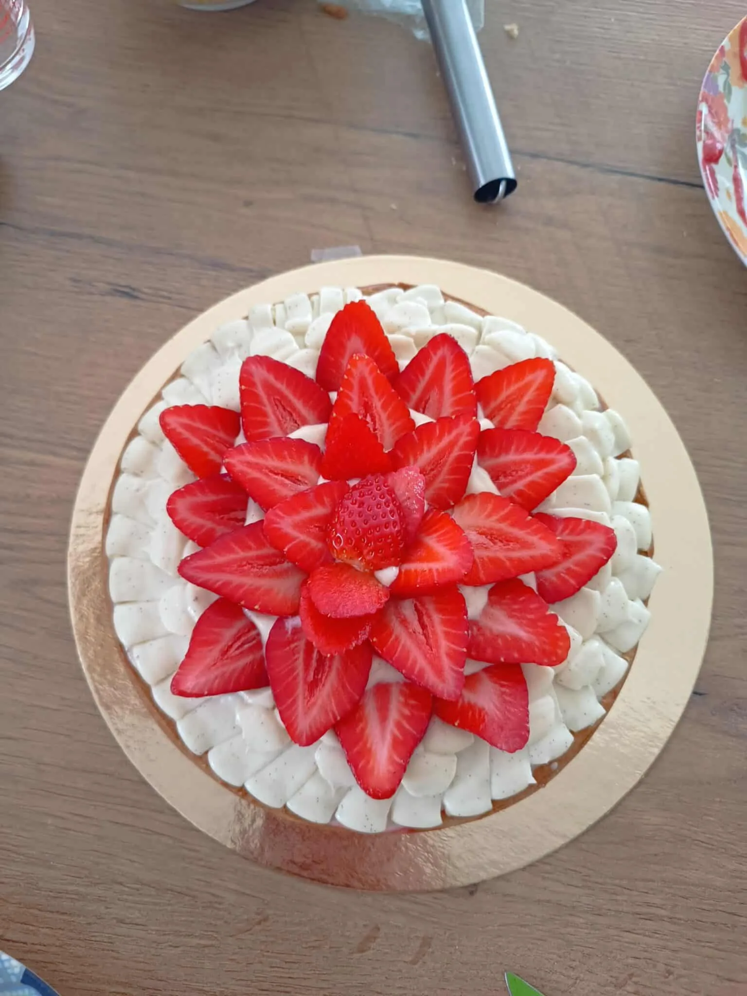 Tarte à la fraises revisitée