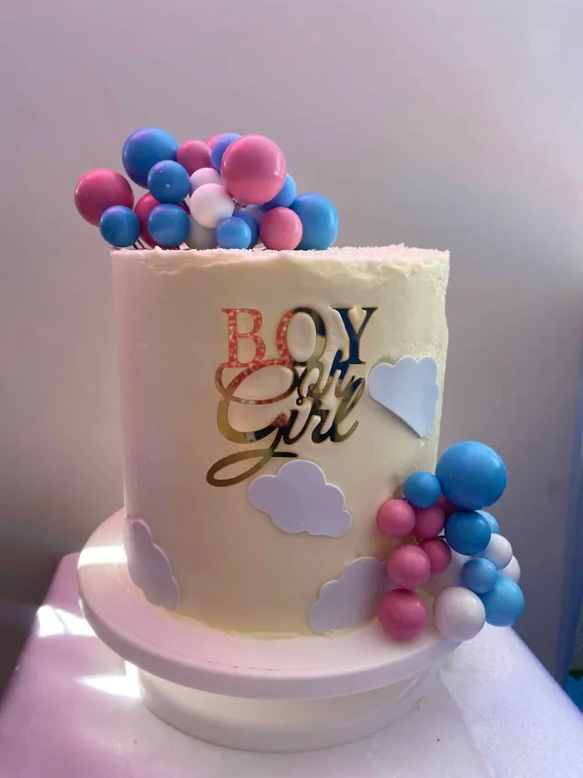 Layer cake gender reveal