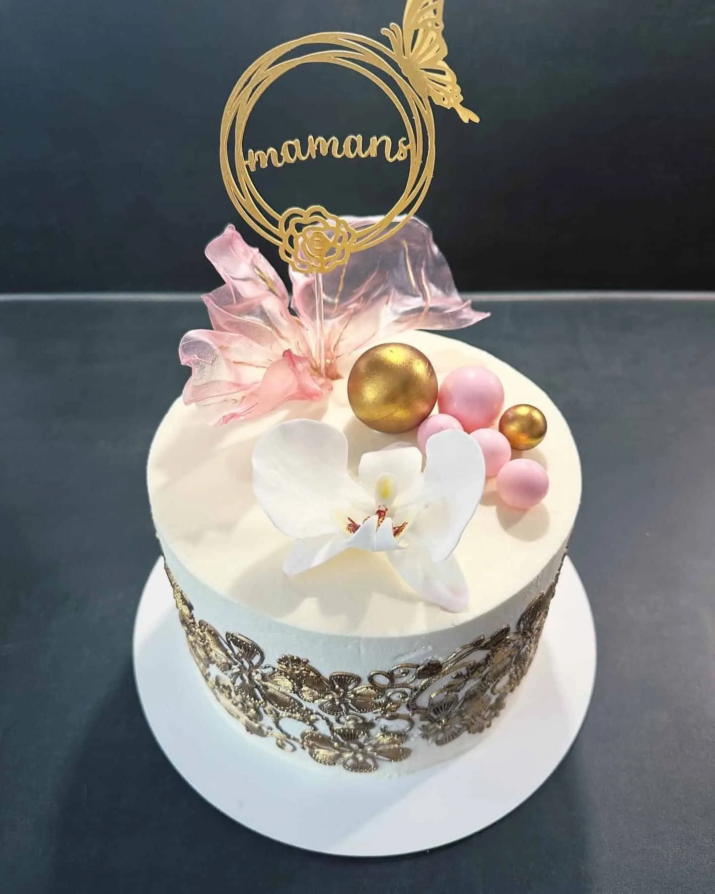 Layer cake pour la fête des mères (chocolat/nutella/chantilly mascarpone)