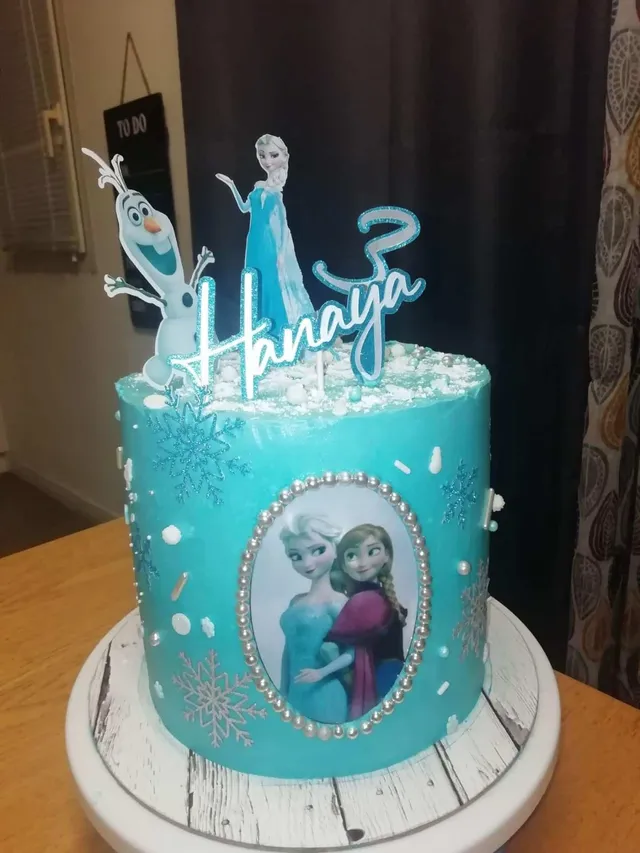 Layer cake reine des neiges