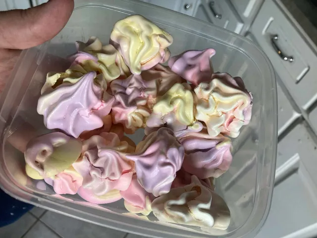 Meringues arc en ciel