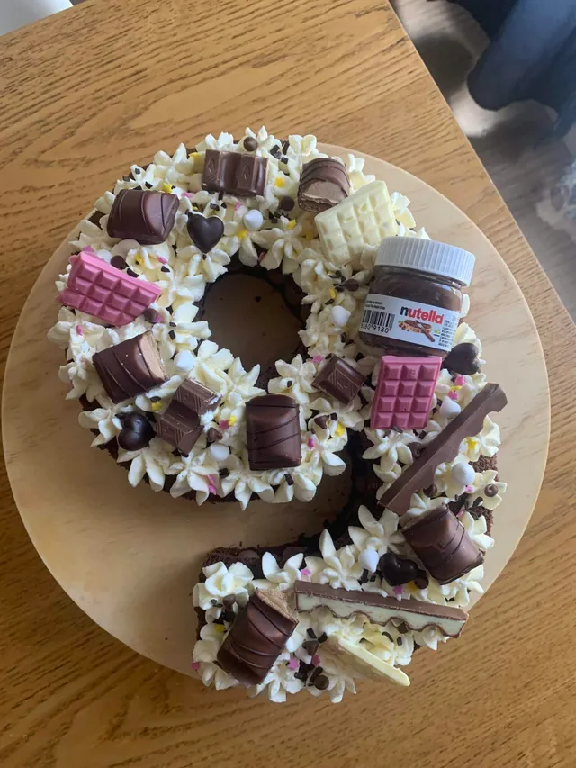 Number cake aux kinder