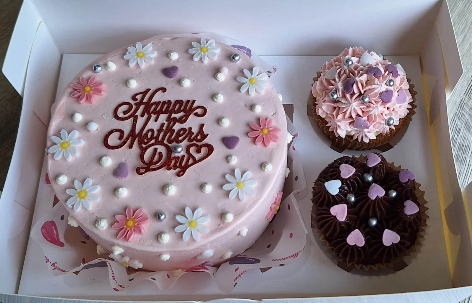 Bento cake pistache framboises
